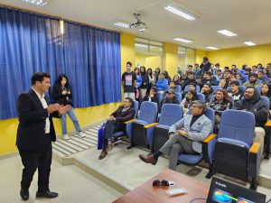 Directiva del Comité nacional de Proveedores realizó charla sobre reactivación de la industria en la Universidad de Atacama.